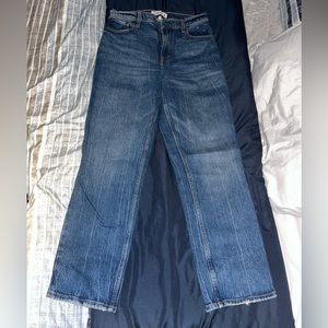 Abercrombie and fitch 90s straight leg ultra high rise in short